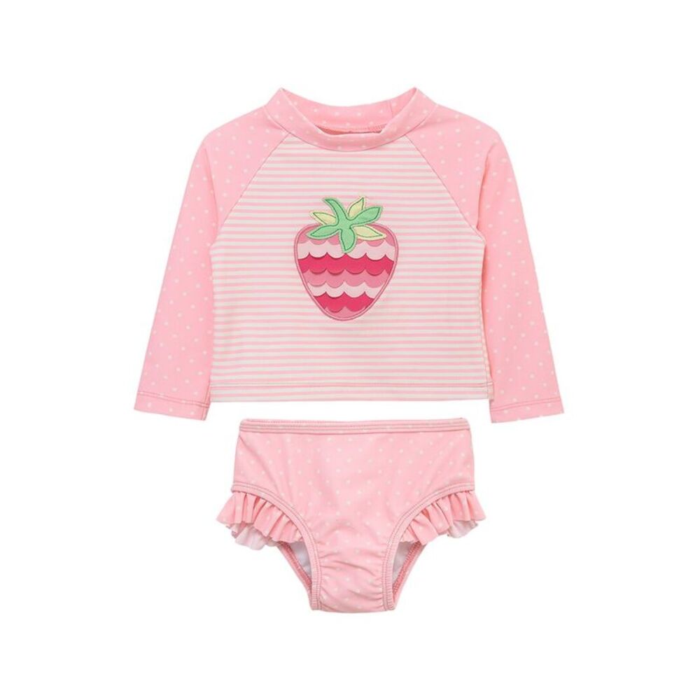 Little Me Strawberry Rashguard